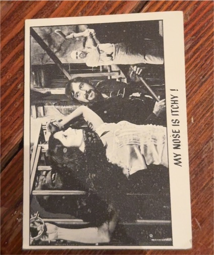 1973 Topps You'll Die Laughing #60 My Nose is Itchy — front