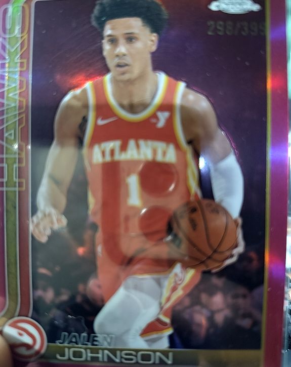 2025-26 Topps Chrome #56 Jalen Johnson — front