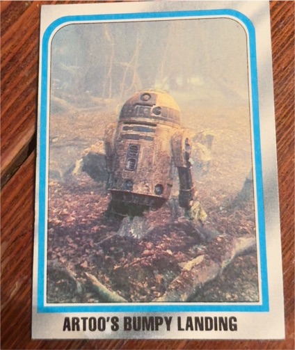 1980 Topps Star Wars Empire Strikes Back #174 Artoo's Bumpy Landing — front