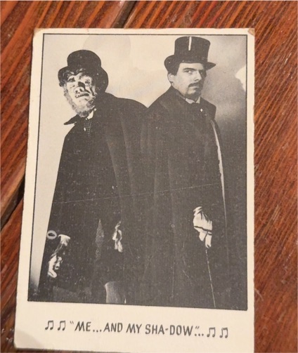 1973 Topps You'll Die Laughing #95 Me and my Shadow — front
