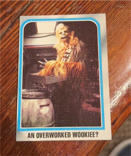 1980 Topps Star Wars Empire Strikes Back Series 2 #172 An Overworked Wookiee? — front