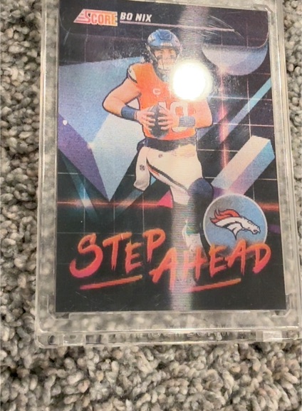 2025 Score Step Ahead Bo Nix — front