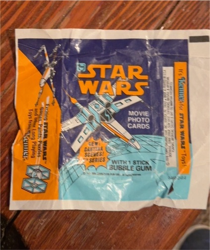 1977 Topps Star Wars Series 5 Wrapper — front