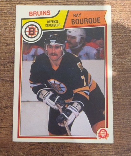 1983-84 O-Pee-Chee #45 Ray Bourque Boston Bruins — front