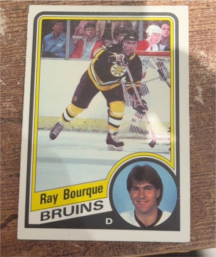 1984-85 Topps #1 Ray Bourque — front