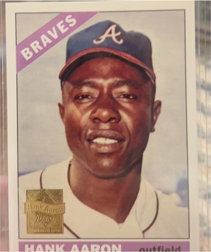 2000 Topps #13 Hank Aaron — front