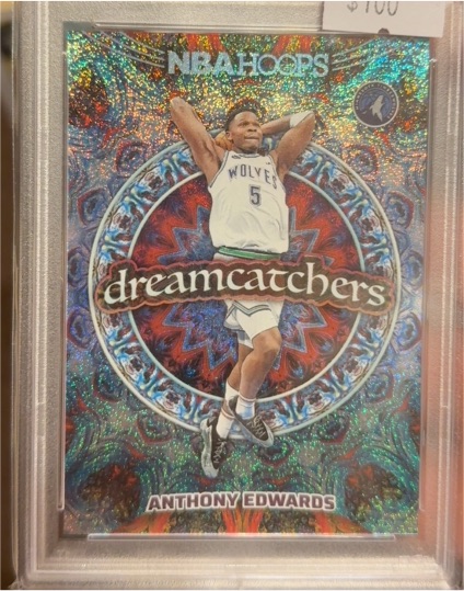 2024-25 Panini NBA Hoops #9 Anthony Edwards Dreamcatchers — front