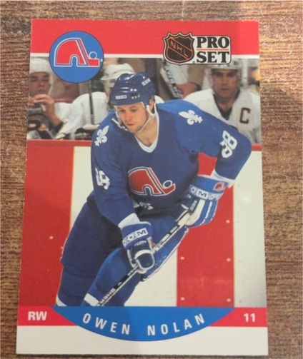 1990-91 Pro Set #635 Owen Nolan — front