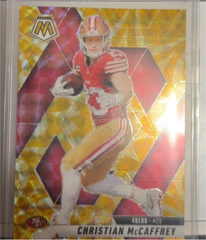 2022 Panini Mosaic #23 Christian McCaffrey — front