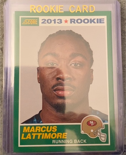 2013 Score Rookie Variation #397 Marcus Lattimore — front