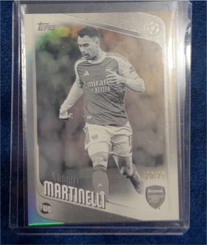 2025-26 Topps UEFA Club Competitions #19 Gabriel Martinelli — front