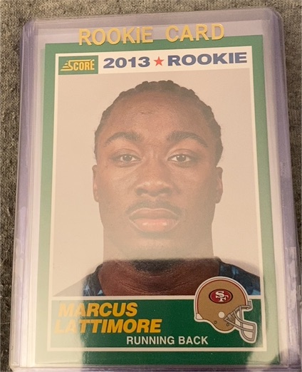 2013 Score #397 Marcus Lattimore Rookie Card — front