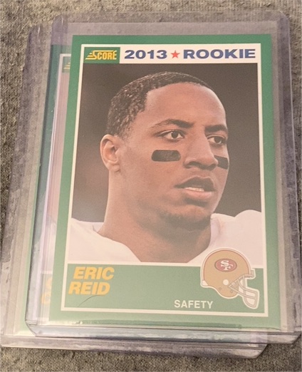 2013 Score Rookie Variation #365 Eric Reid — front