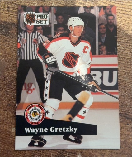 1991-92 Pro Set #285 Wayne Gretzky — front