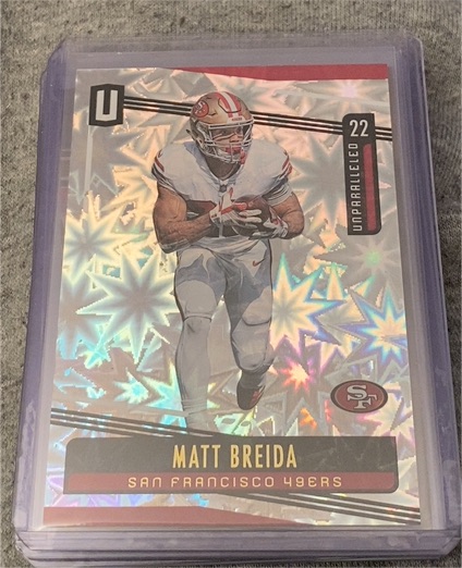 2019 Panini Unparalleled #158 Matt Breida — front