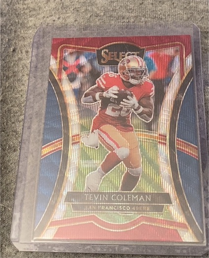 2019 Panini Select #Tevin Coleman — front