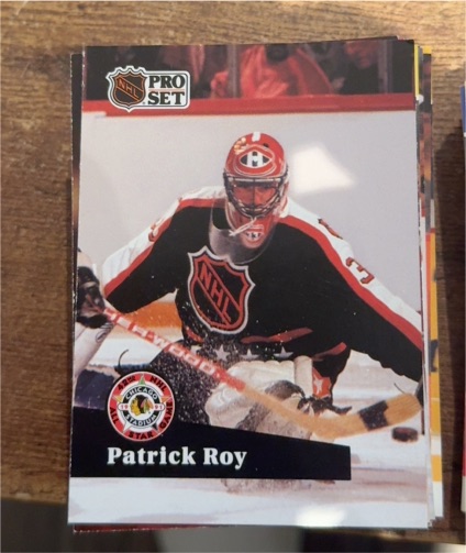 1991-92 Pro Set #304 Patrick Roy — front