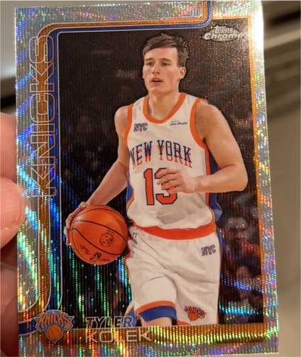2025-26 Topps Chrome #139 Tyler Kolek — front