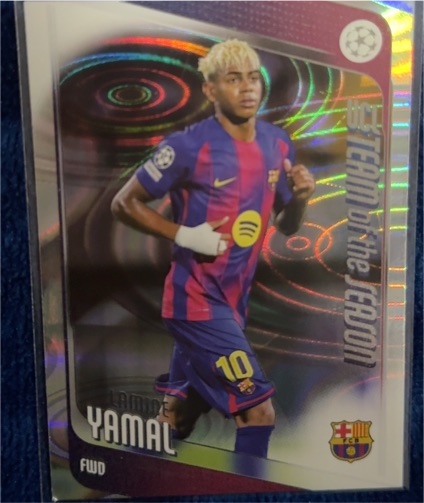 2025-26 Topps UEFA Club Competitions #10 Lamine Yamal FC Barcelona — front