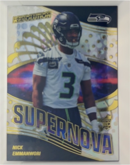 2025 Panini Revolution Supernova # Nick Emmanwori — front