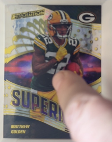 2025 Panini Revolution #5 Matthew Golden Supernova — front