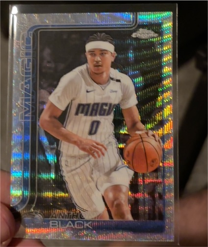 2025-26 Topps Chrome #103 Anthony Black — front