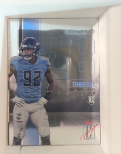 2024 Topps Signature Class #193 Jaylen Harrell — front