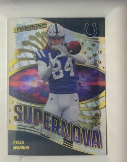 2025 Panini Revolution #2 Tyler Warren Supernova — front