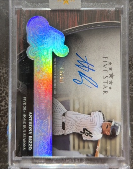 2025 Topps Five Star #46 Anthony Rizzo — front