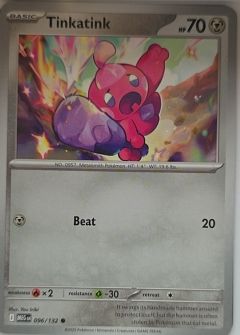 2023 Pokémon ME01: Mega Evolution #096 Tinkatink — front