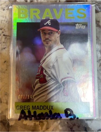2025 Topps Archives #42 Greg Maddux — front
