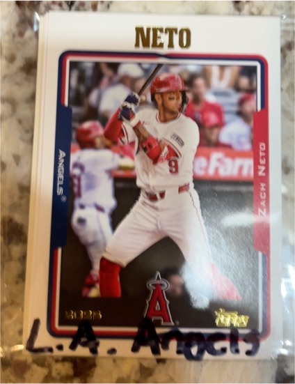 2025 Topps Archives #247 Zach Neto — front