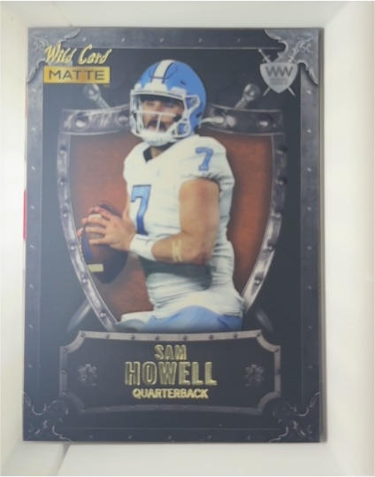 2022 Wild Card Matte Weekend Warrior #WW-44 Sam Howell — front