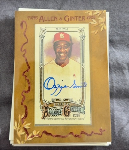 2025 Topps Allen & Ginter #MA-OS Ozzie Smith — front