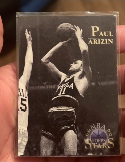 1996-97 Topps Stars #3 Paul Arizin — front