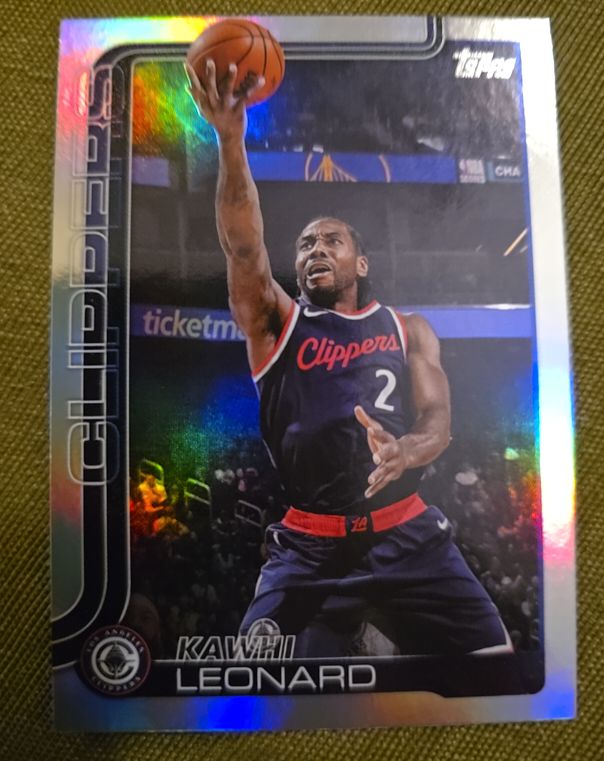 2025-26 Topps #142 Kawhi Leonard — front