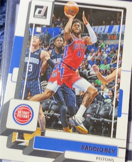 2022-23 Donruss #42 Saddiq Bey — front