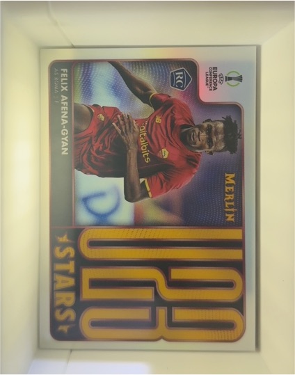 2021-22 Topps Merlin Chrome UEFA U23 Stars #U23-15 Felix Afena-Gyan — front