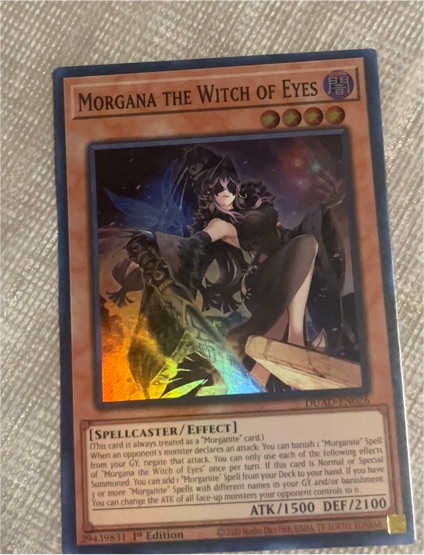 2020 Yu-Gi-Oh! DUAD-EN026 Morgana the Witch of Eyes — front