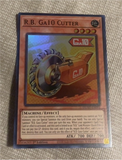 2005 Yu-Gi-Oh! Duelist's Advance #DUAD-EN091 R.B. Ga10 Cutter — front
