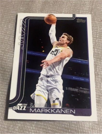 2025-26 Topps #129 Lauri Markkanen — front