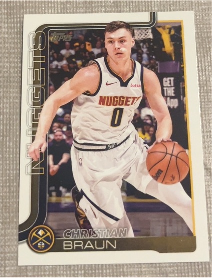 2025-26 Topps #102 Christian Braun — front