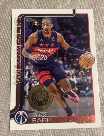 2025-26 Topps #96 Alex Sarr — front