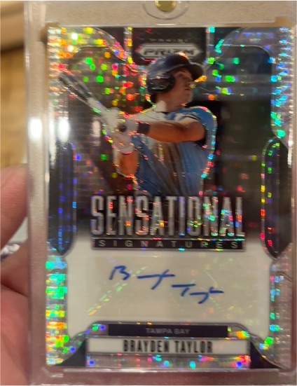 2025 Panini Prizm Sensational Signatures #SS-BT Brayden Taylor — front
