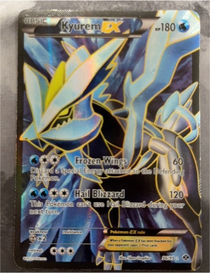 2012 Pokemon TCG Next Destinies #96 Kyurem EX — front