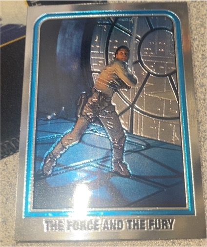 1999 Topps Chrome Archives Star Wars #56 The Force And The Fury — front
