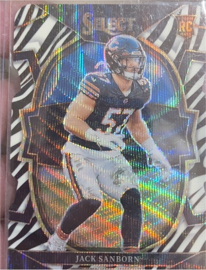 2022 Panini Select #62 Jack Sanborn Rookie Chicago Bears — front