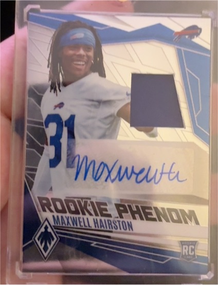 2025 Panini Phoenix Rookie Phenom #RPJ-MHN Maxwell Hairston — front