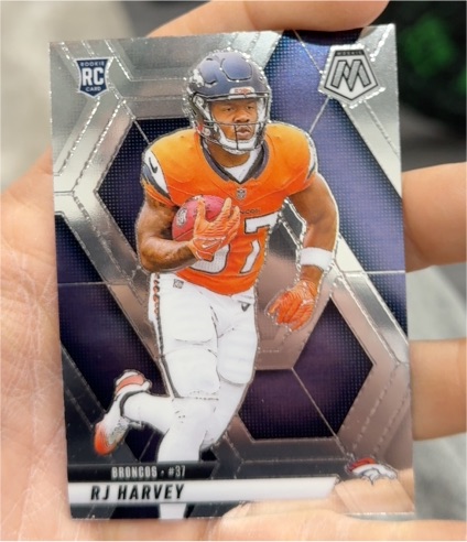 2025 Panini Mosaic #375 RJ Harvey — front