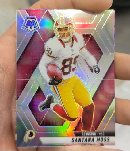 2025 Panini Mosaic #210 Santana Moss — front